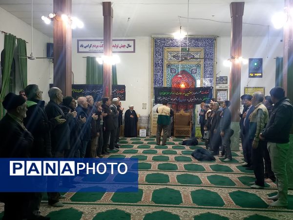 سوگواری شهادت هفتمین نور امامت در آشخانه