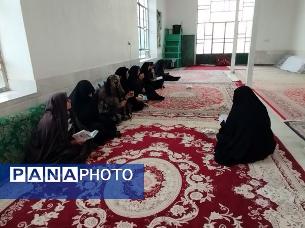 مراسم پرفیض دعای ندبه در امامزاده روستای مهدی آباد خلیل آباد