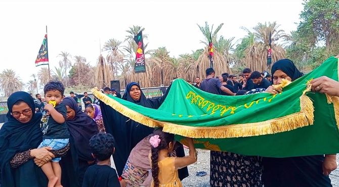 مراسم عزاداری شهادت امام رضا(ع) در روستای فخرآباد میناب برگزار شد