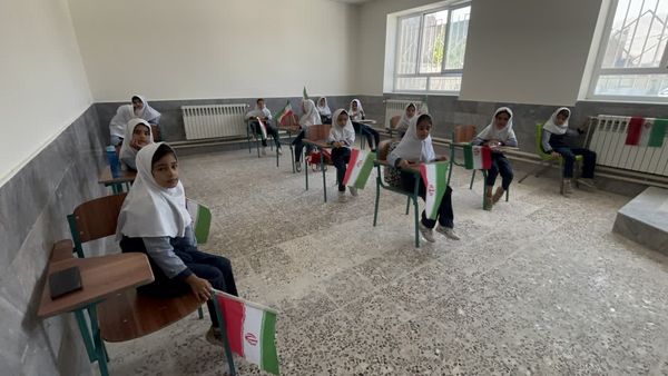 افتتاحیه مدرسه بازسازی شده ستارزاده شهرستان شیروان