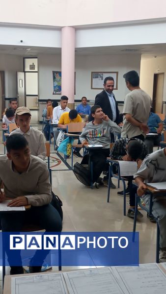 بازدید سرپرست اداره آموزش و پرورش استثنایی استان از روند برگزاری امتحانات نوبت دوم