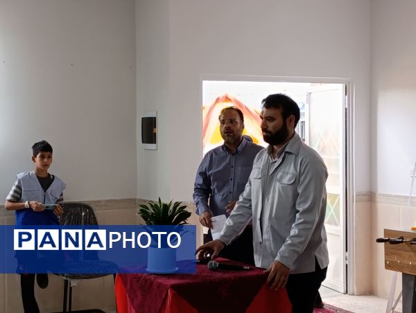افتتاح سالن چند منظوره در دبستان پسرانه حضرت صاحب الزمان (عج)