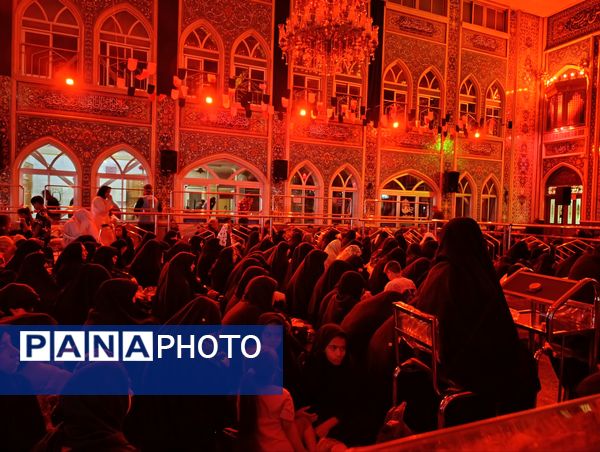 برگزاری مراسم شب ششم عزاداری امام حسین(ع) در تکیه ابوالفضلی نیشابور