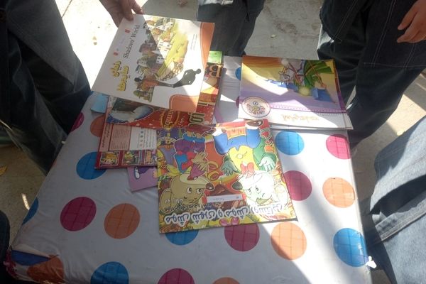 جشن هفته  کتاب خوانی در دبستان فرهنگ فرازمند