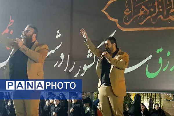 جلوه‌های عشق و ماتم فاطمی دانش‌آموزان ورامینی