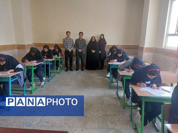 نظارت و بازدید مسئولان آموزش و پرورش‌ اشتهارد از حوزه‌های امتحانی