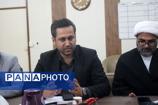 جلسه هماهنگی سوگواره «احلی من العسل» آموزش و پرورش استان بوشهر