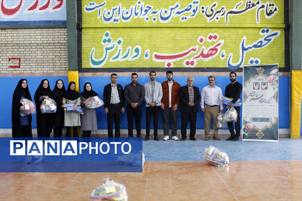 آیین اعزام کاروان تجهیزات ورزشی مهر با نشاط در شهرستان گرمه