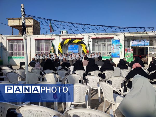 آیین افتتاح پایگاه نهضت سواد آموزی در دبستان شهید نجفی فدافن