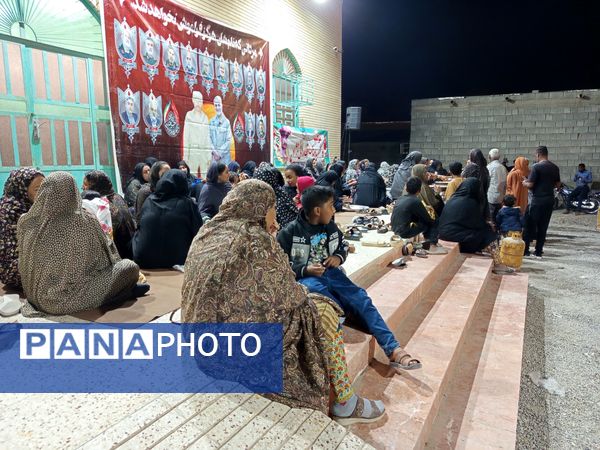 برپایی موکب خودجوش مردمی در مسجد صاحب‌‌‌الزمان لردمنجلی میناب