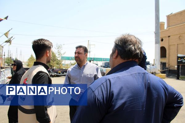 دانش‌آموزان پیشتاز رباط کریم، خادمان کوچک اربعین حسینی