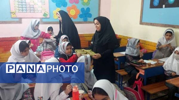 ایستگاه صلواتی در دبستان شهید غیور اصلی