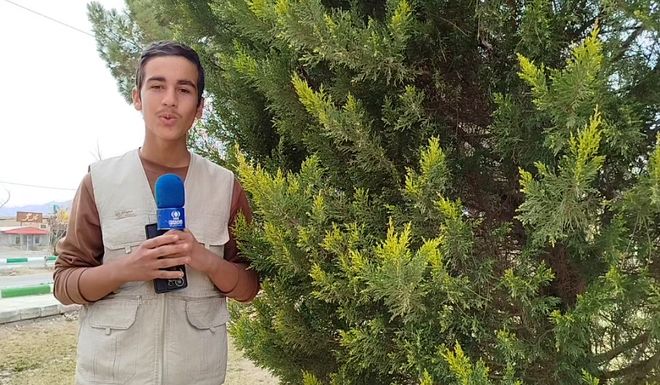 دانش آموز خبرنگار پانا جاذبه های گردشگری و مذهبی کاشمر را معرفی کرد