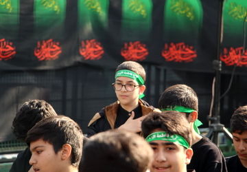 آیین سوگ بانوی نور و نذر حلیم در مدرسه شاهد شهید کاظمی اسلامشهر 