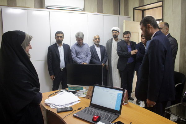 دیدار مدیرکل آموزش و پرورش استان بوشهر با همکاران و مسئولان به مناسبت عید نوروز