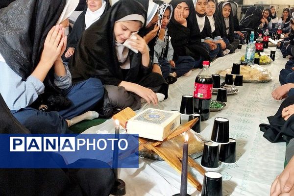 مراسم سوگواری ایام فاطمیه در دبستان موسی‌بن‌جعفر(ع) بهارستان‌دو