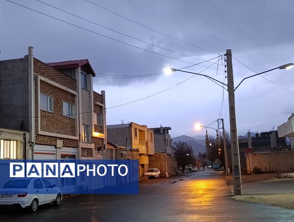 سفیددشت میزبان اولین بارش‌های مؤثر پاییزی