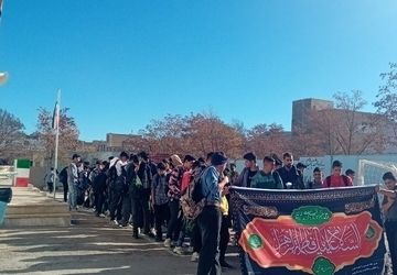 پیاده‌روی عظیم فاطمیه در فیروزکوه