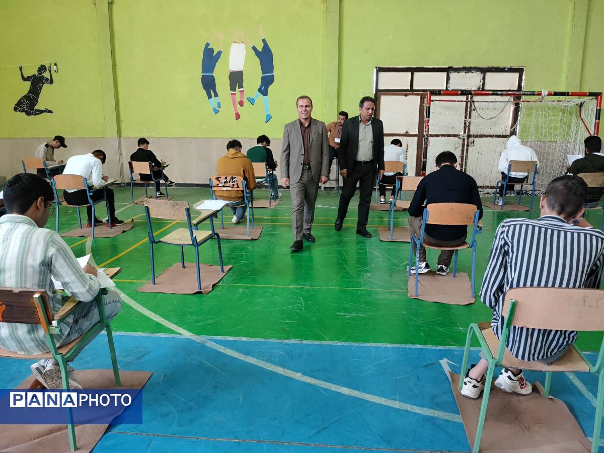 بازدید مدیر آموزش و پرورش مانه و سملقان از حوزههای امتحانات نهایی