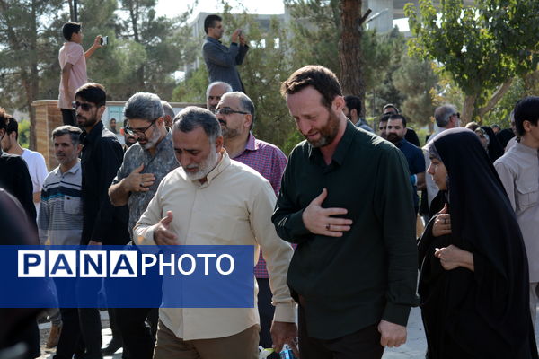 مراسم تشییع پیکر پاک شهید والامقام ابوالقاسم مهری در اسلامشهر