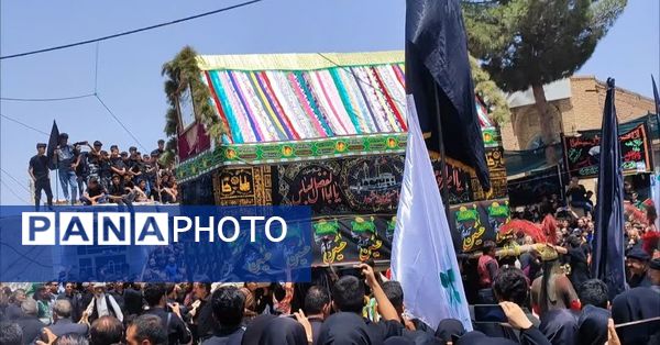 اجرای آیین کهن نخل‌گردانی و بیل‌زنی در روستای فدافن