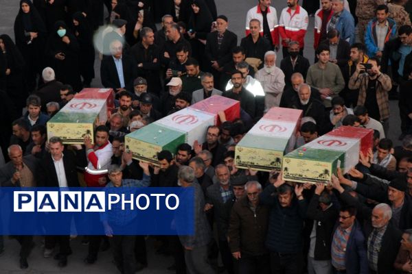 آیین استقبال از شهدای گمنام در سملقان