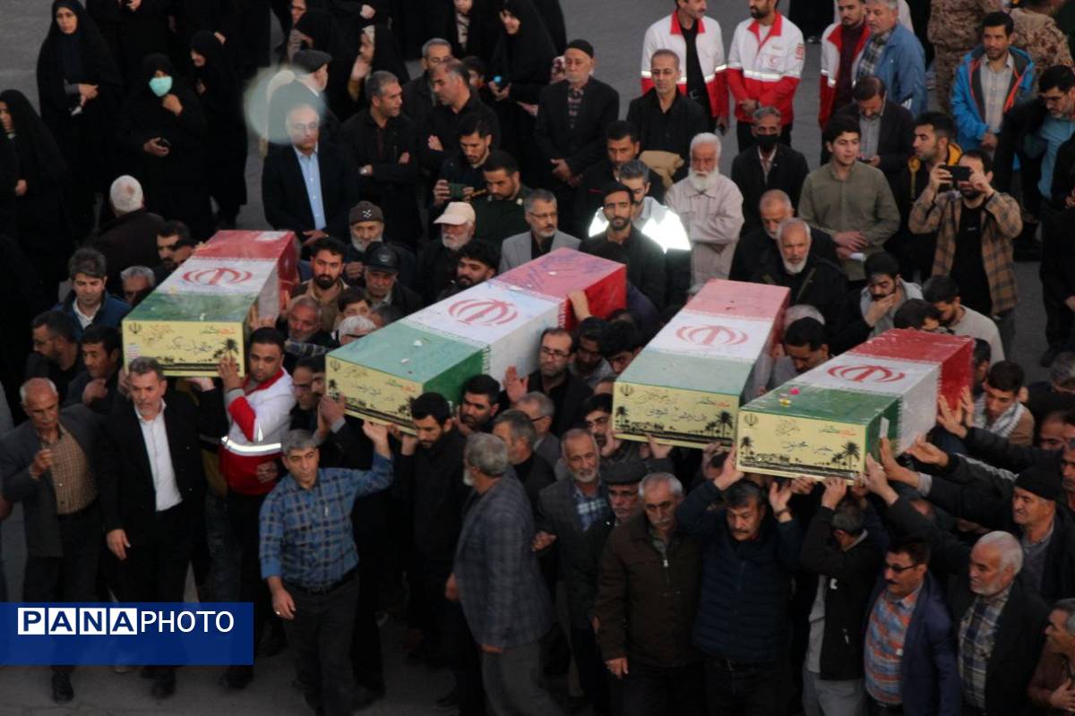 آیین استقبال از شهدای گمنام در سملقان