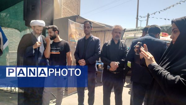 پیاده‌روی جاماندگان اربعین در شهرستان بیرجند