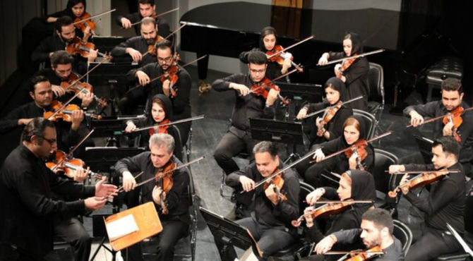اجرای ارکستر سمفونی فارس در زرقان 