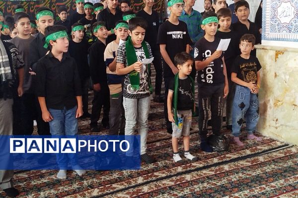  برگزاری مراسم سوگواره احلی من العسل در امامزاده حضرتین شهرستان قدس