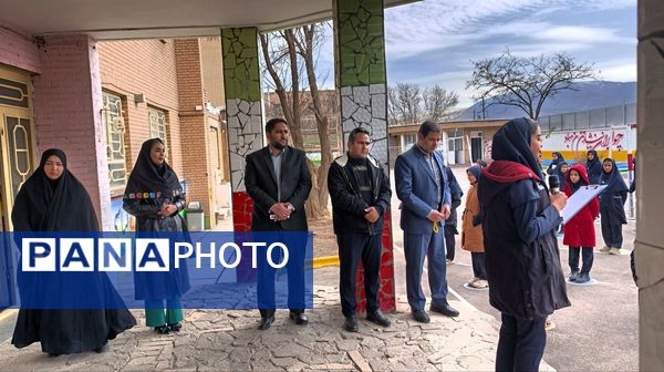 مانور زلزله در دبیرستان حضرت سکینه