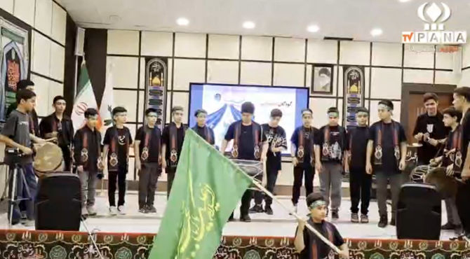 خروش ایمان در همایش کودکان عاشورایی در اراک