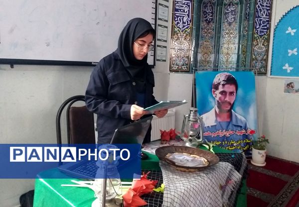 اجرای طرح لاله‌های روشن در دبیرستان شهید همت شهرستان ملارد 