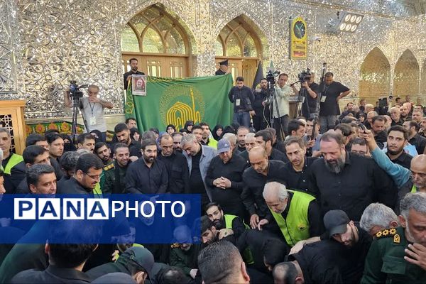 بدرقه یاران انقلاب در حرم حضرت عبدالعظیم (ع) شهرری