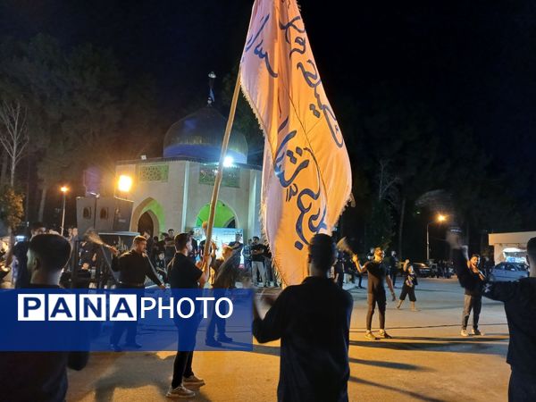 مراسم عزاداری شب عاشورا در پایگاه هوایی شهید دوران شیراز