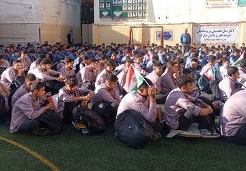 آغاز سال تحصیلی با حضور پرشور دانش‌ آموزان دبیرستان شاهد ذوالانوار


