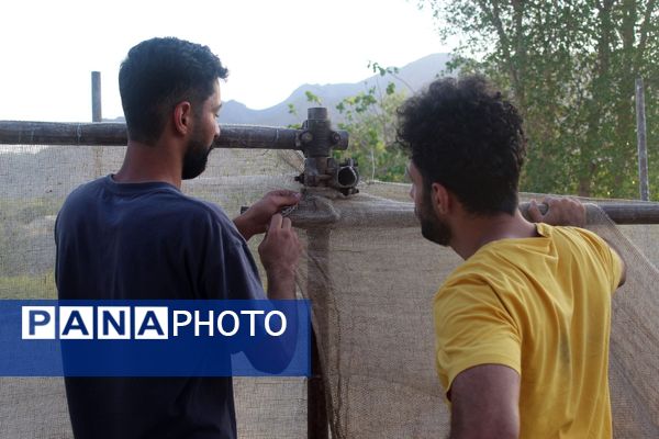 آماده‌‌‌سازی هیات مکتب‌‌‌الزهرا برای عزاداری محرم حسینی در حاجی‌‌‌آباد