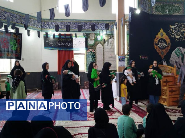 همایش شیرخوارگان حسینی در منطقه رحیم‌آباد