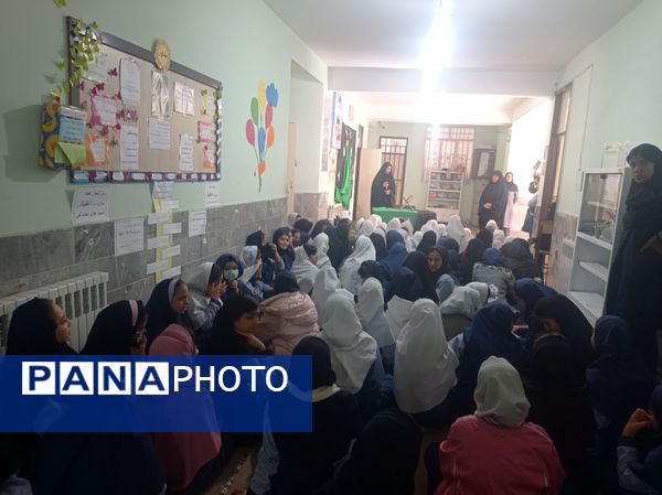 مراسم عزاداری شهادت حضرت فاطمه زهرا(س) در مدرسه شهید خاقانی شیروان