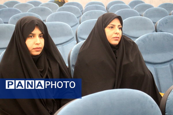 مراسم استقبال از شهید گمنام در اداره‌کل آموزش و پرورش استان بوشهر