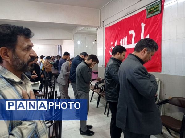 مراسم سوگواری به مناسبت دهه فاطمیه در مدرسه  علامه طبابایی سرهنگ