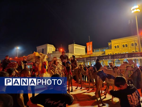 کاروان نمادین اسرای کربلا‌ازمیدان‌آستانه‌ی قم‌به‌سمت‌حرم‌حضرت‌معصومه"س"