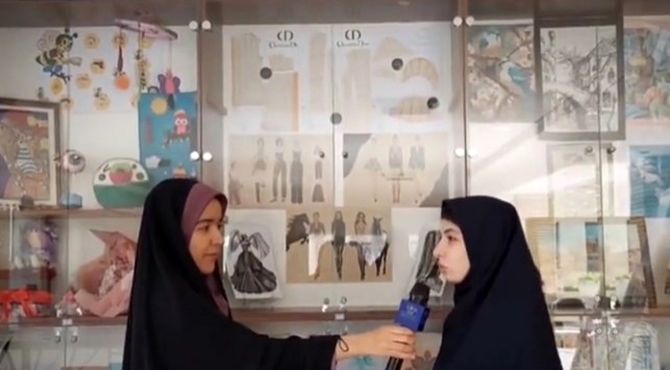 از مهارت تا انتخاب؛ نمایشگاه مشاغل هنرستان نوایی برگزار شد