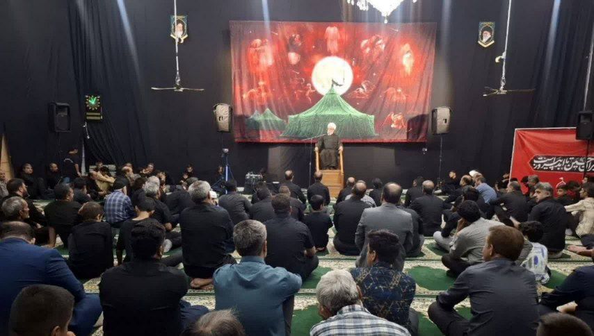 هیئت عزاداری جوانان انصار الحسین(ع)  در شهرستان خلیل آباد 