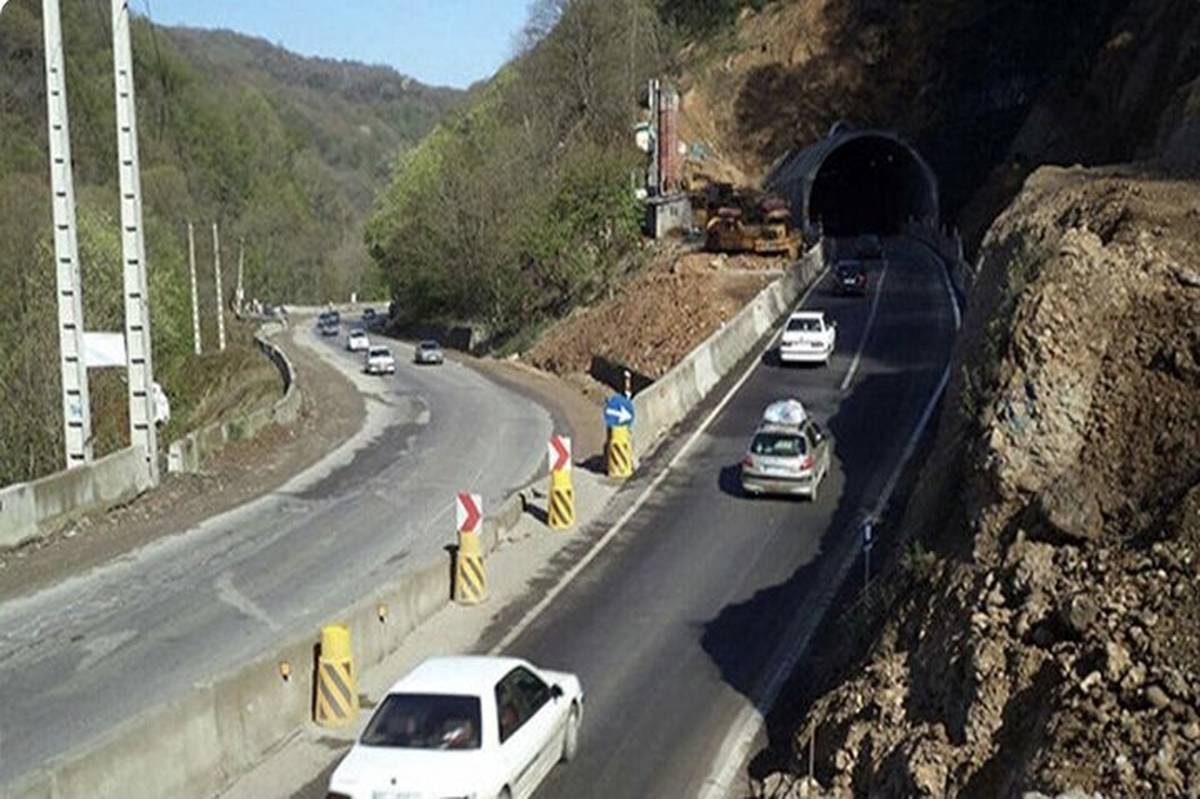 یکطرفه شدن مقطعی محور هراز از دقایقی قبل