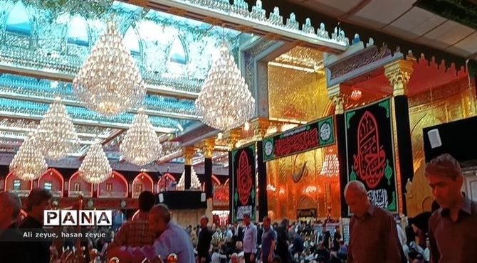 موکب‌داری نوجوانان ایرانی در نجف اشرف