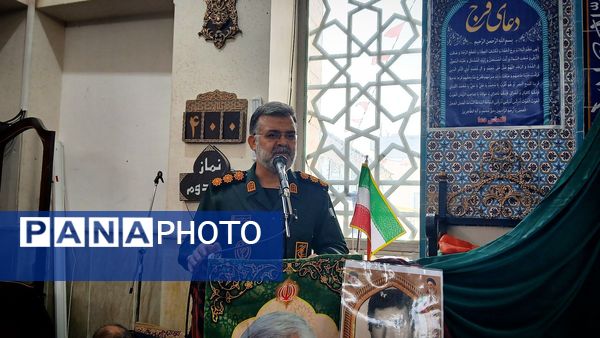 نخستین سالگرد تدفین شهید گمنام در مسجد ولیعصر(عج) نظرآباد