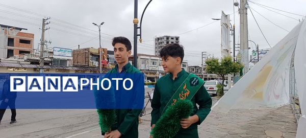 افتتاحیه چایخانه دانش‌آموزی حضرت رضا (ع) در محمودآباد 