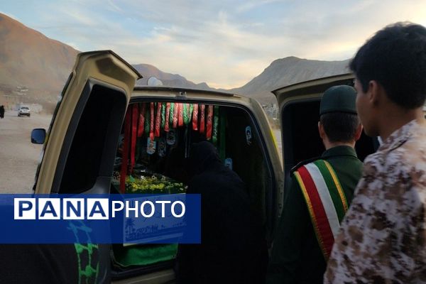 حضور شهید گمنام فاطمی در شهر بار نیشابور