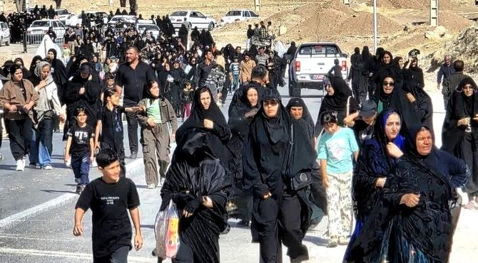 جاماندگان اربعین در لردگان، شور حسینی را به تصویر کشیدند